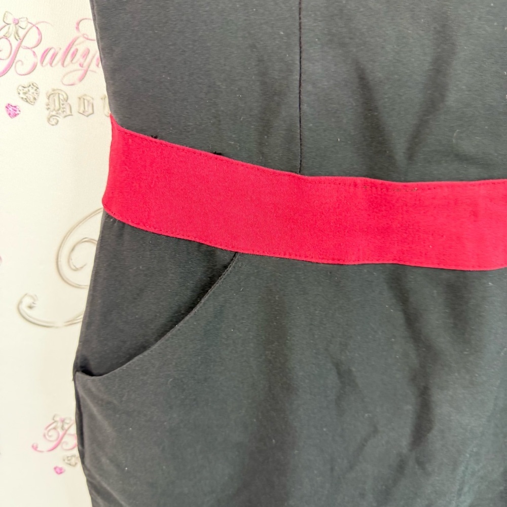 Le chateau dress mini vintage style Elegant Black and Red Sleeveless Dress - Picture 8 of 14
